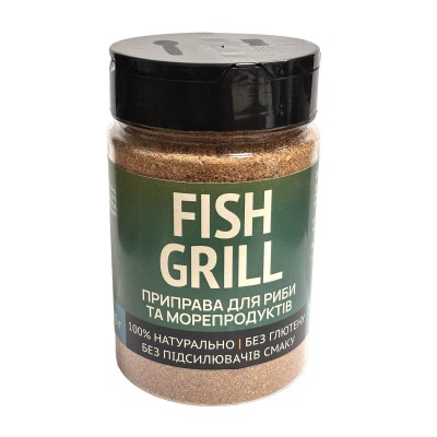 Приправа для рыбы и морепродуктов Гарячий Папуга Fish Grill (200 г)