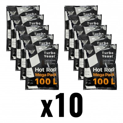 Турбо дрожжи Hot Rod Mega Pack на 100 л (10 шт) опт