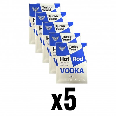 Турбо дріжджі Hot Rod Vodka на 25 л (5 шт) гурт