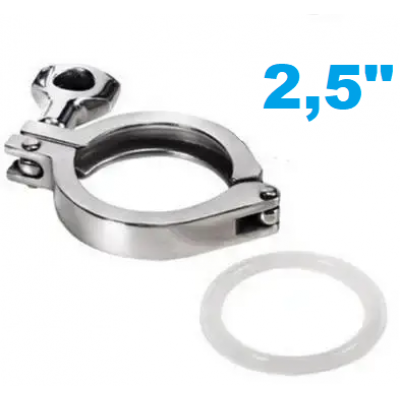 2,5" Хомут від клампового з'єднання