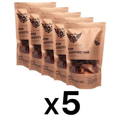 Набір спецій для настоянки в стилі Ром Золотистий на 3 л (5 шт) гурт