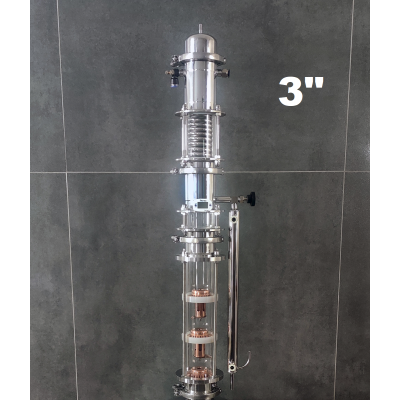 3"/3 рів. Бражно-ректифікаційна колона Cristal Spirit без куба