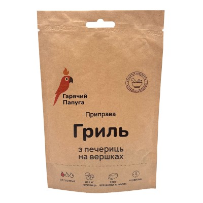 Маринад Гарячий Папуга для шашлыка из шампиньйонов сливочный (1кг)
