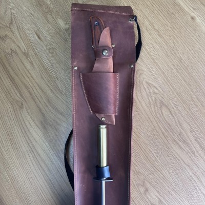 Набір для барбекю в шкіряному чохлі Hunter, коньячний Набір для барбекю в шкіряному чохлі Hunter, коньячний