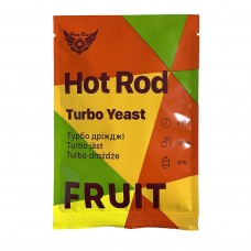 Спиртові турбо дріжджі Hot Rod Fruit на 25 л (60 г) для фруктових браг
