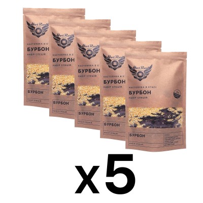 Набір спецій для настоянки в стилі Бурбон на 3 л (5 шт) гурт