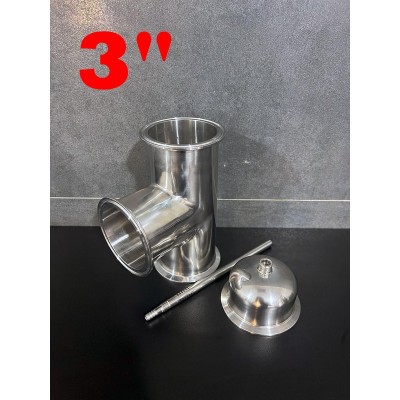 3" Екстрактор Сокслета + трійник