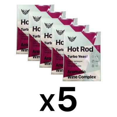 Винні дріжджі Hot Rod Aromatic Wine Complex на 25 л (5 шт) гурт Винні дріжджі Hot Rod Aromatic Wine Complex на 25 л (5 шт) гурт