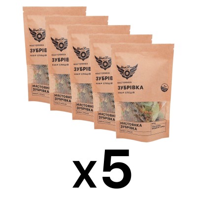 Набір спецій для настоянки Зубрівка на 3 л (5 шт) гурт